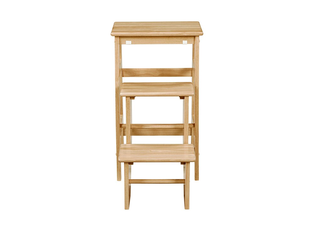 Boraam - Niko Folding 29in Step Stool - Natural - 36629 veiw 2