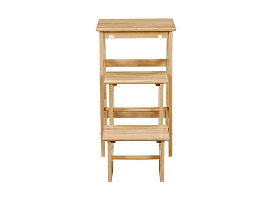 Boraam - Niko Folding 29in Step Stool - Natural - 36629 veiw 2