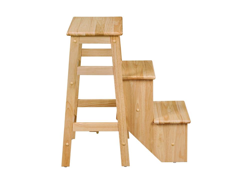Boraam - Niko Folding 29in Step Stool - Natural - 36629 veiw 3