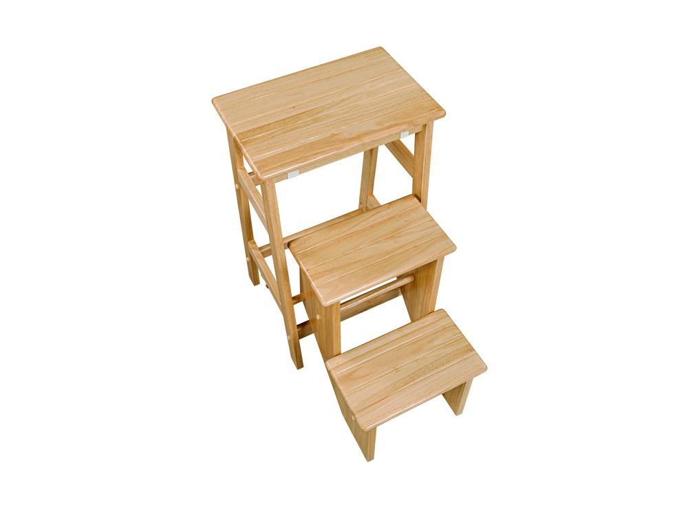 Boraam - Niko Folding 29in Step Stool - Natural - 36629 veiw 6