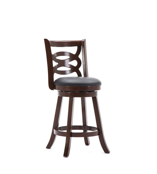 Boraam - Seina Swivel Counter Stool - Cappuccino - 61824 veiw 1