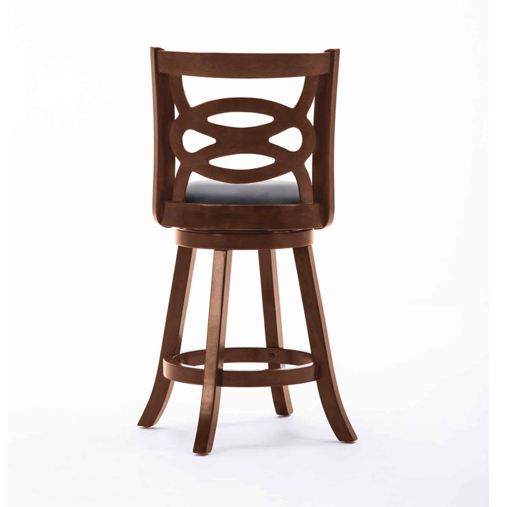 Boraam - Seina Swivel Counter Stool - Cherry - 61924 veiw 5