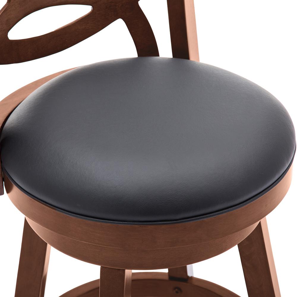 Boraam - Seina Swivel Counter Stool - Cherry - 61924 veiw 7