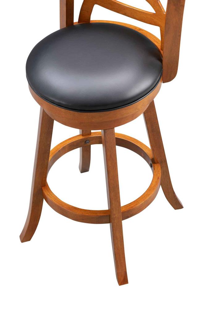 Boraam - Seina Swivel Counter Stool - Walnut - 61524 veiw 5