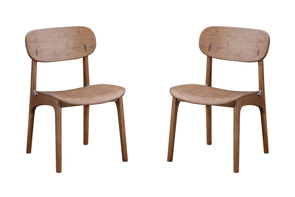 Boraam - Solvang Dining Chair - Brown Ale Finish - Set of 2 - 60118 veiw 1