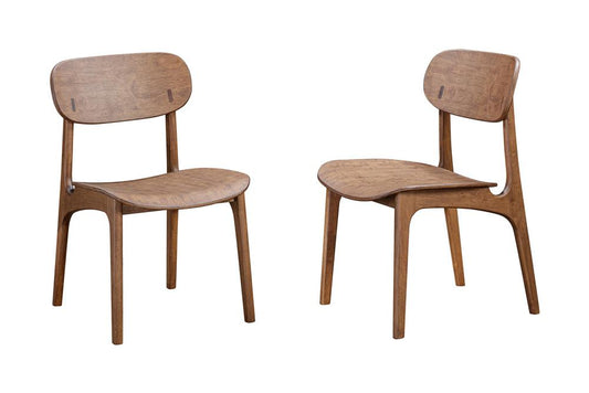 Boraam - Solvang Dining Chair - Brown Ale Finish - Set of 2 - 60118 veiw 2