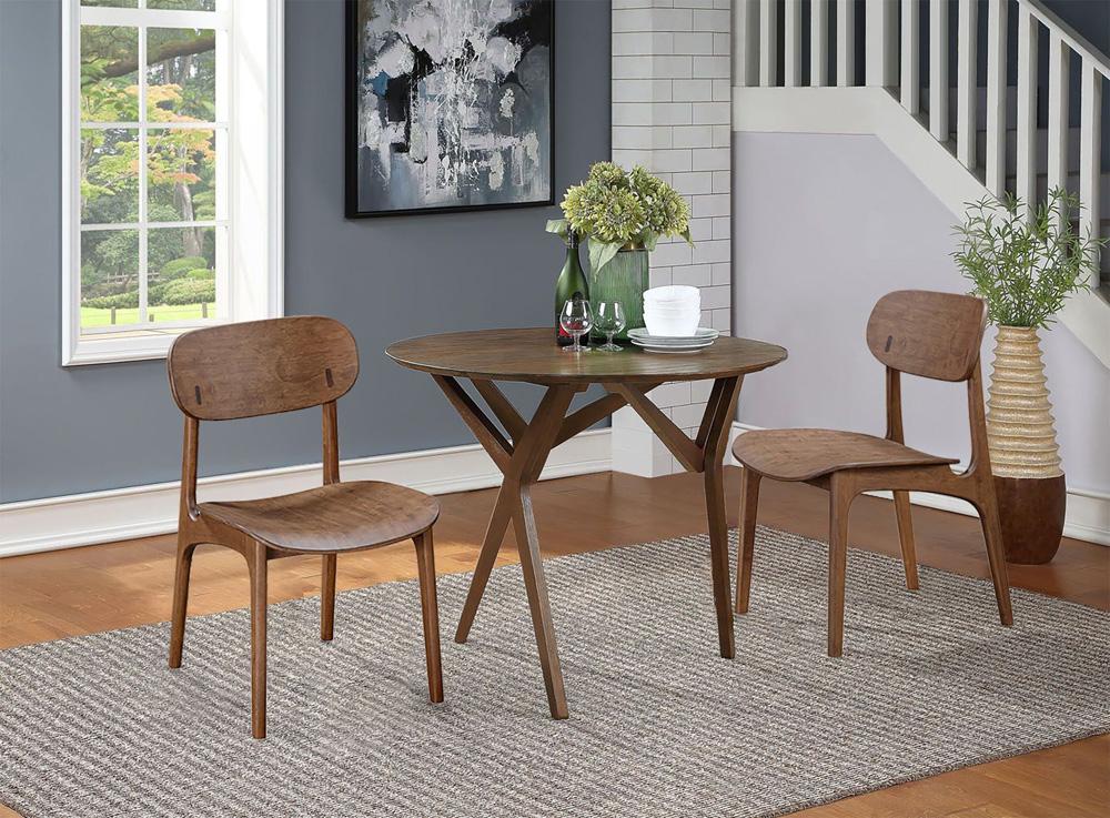Boraam - Solvang Dining Chair - Brown Ale Finish - Set of 2 - 60118 veiw 10