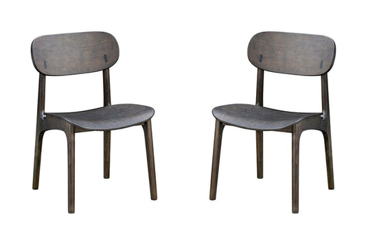 Boraam - Solvang Dining Chair - Carbonite Finish - Set of 2 - 60018 veiw 1