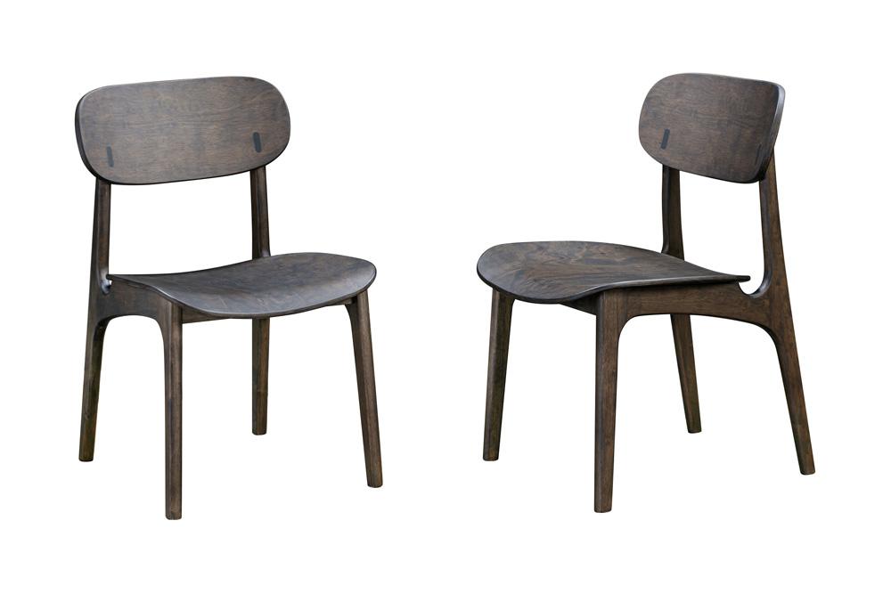 Boraam - Solvang Dining Chair - Carbonite Finish - Set of 2 - 60018 veiw 2