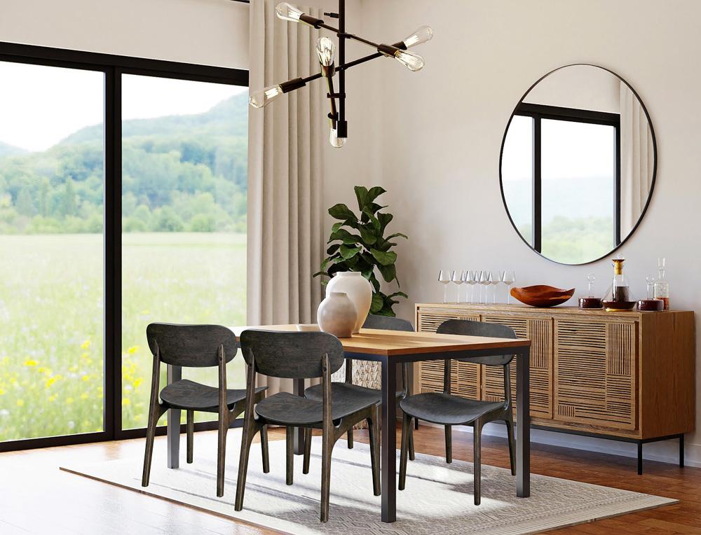 Boraam - Solvang Dining Chair - Carbonite Finish - Set of 2 - 60018 veiw 10