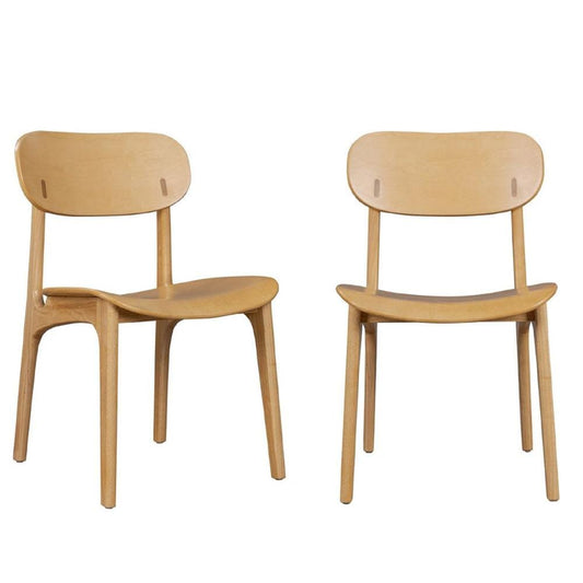 Boraam - Solvang Dining Chair- Natural - Set of 2 - 60218 veiw 1