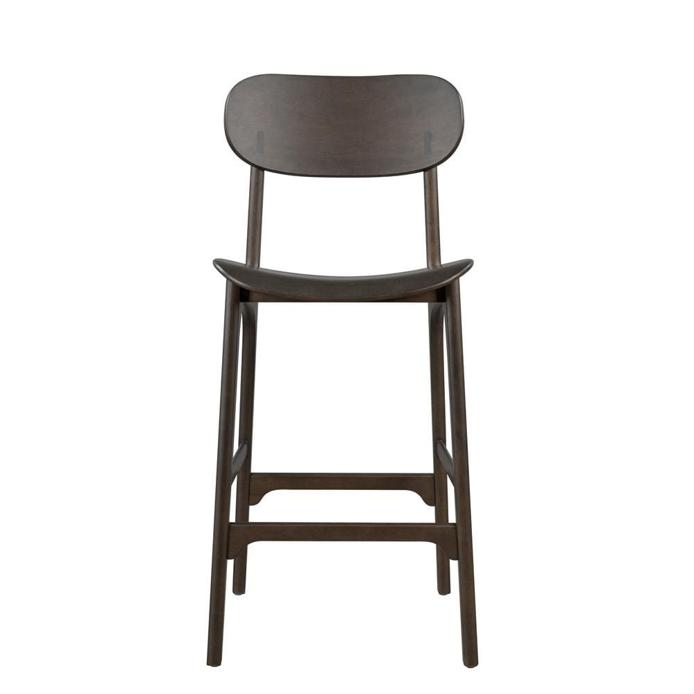 Boraam - Solvang Wood Bar Stool - Carbonite Finish - 60029 veiw 2