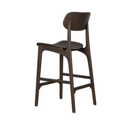 Boraam - Solvang Wood Bar Stool - Carbonite Finish - 60029 veiw 3