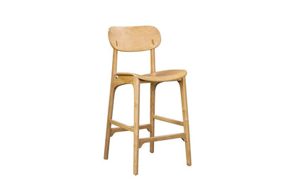 Boraam - Solvang Wood Bar Stool - Natural Finish - 60729 veiw 1