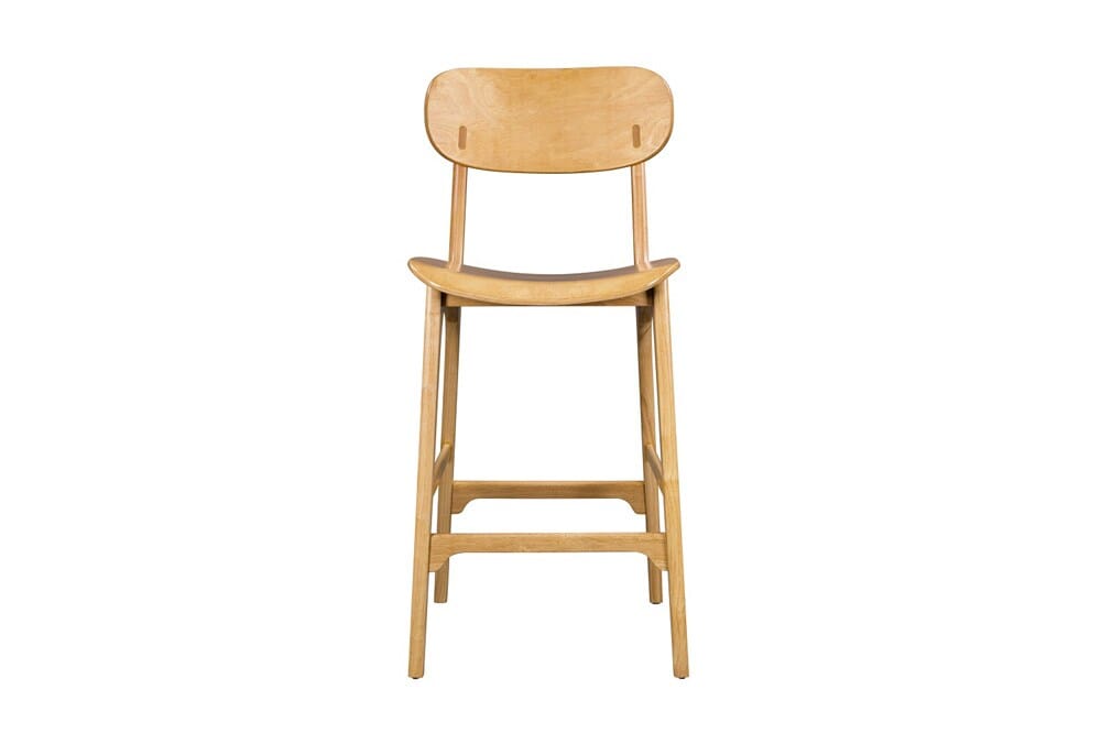Boraam - Solvang Wood Bar Stool - Natural Finish - 60729 veiw 2