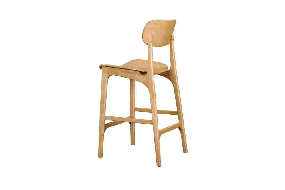 Boraam - Solvang Wood Bar Stool - Natural Finish - 60729 veiw 3