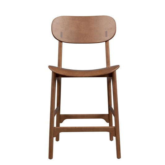 Boraam - Solvang Wood Counter Stool - Brown Ale Finish - 60324 veiw 2