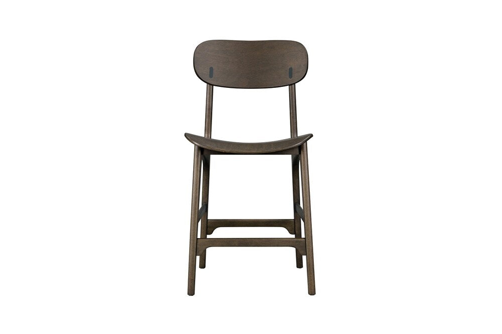 Boraam - Solvang Wood Counter Stool - Carbonite Finish - 60024 veiw 2