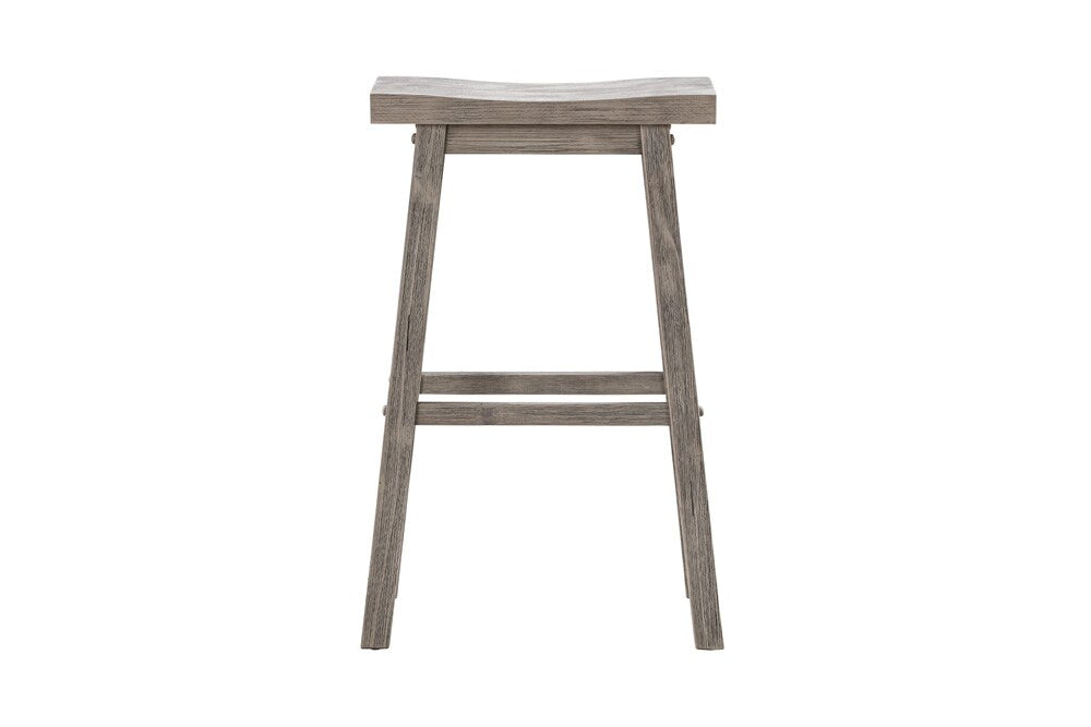 Boraam - Sonoma Backless Saddle Bar Stools - Storm Gray Wire-Brush - Set of 2 - 75629 veiw 3
