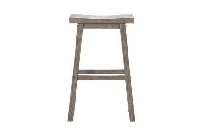 Boraam - Sonoma Backless Saddle Bar Stools - Storm Gray Wire-Brush - Set of 2 - 75629 veiw 3