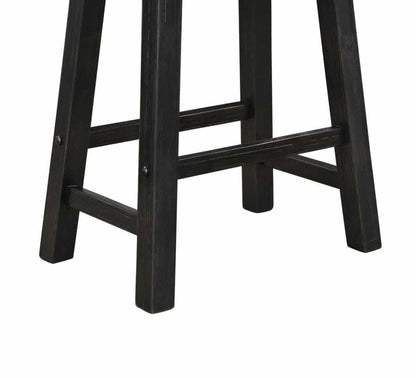 Boraam - Sonoma Backless Saddle Counter Stool - Black Charcoal - 73024 veiw 5