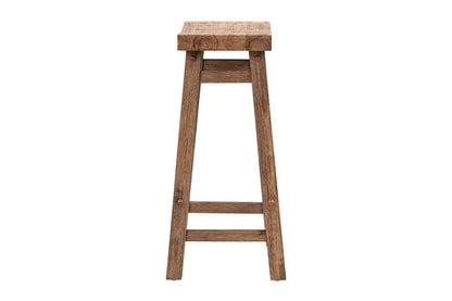 Boraam - Sonoma Backless Saddle Counter Stools - Barnwood Wire-Brush - Set of 2 - 75524 veiw 4