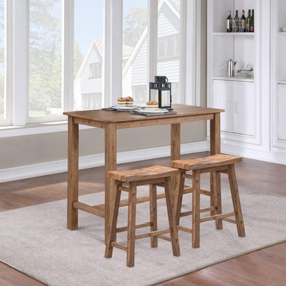 Boraam - Sonoma Backless Saddle Counter Stools - Barnwood Wire-Brush - Set of 2 - 75524 veiw 7