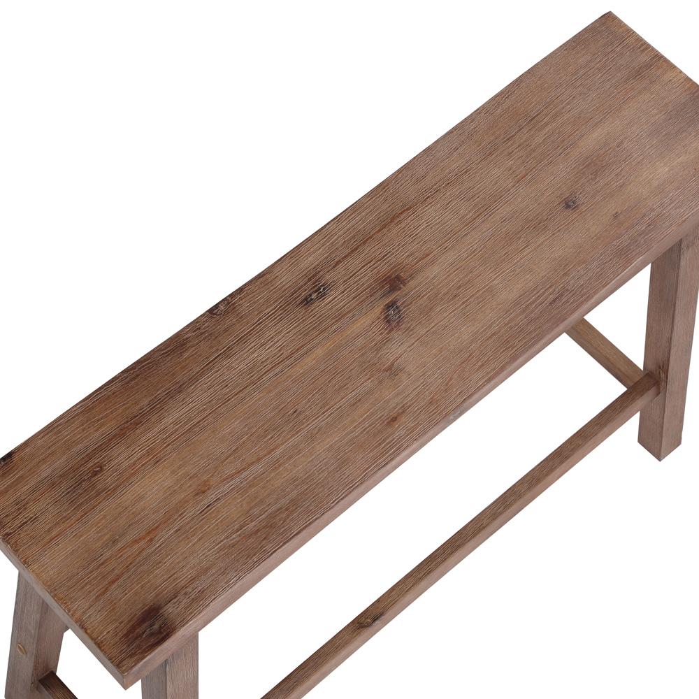 Boraam - Sonoma Dining Bench [Barnwood Wire-Brush] - 75025 veiw 7