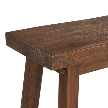 Boraam - Sonoma Dining Bench [Chestnut Wire-Brush] - 75125 veiw 2