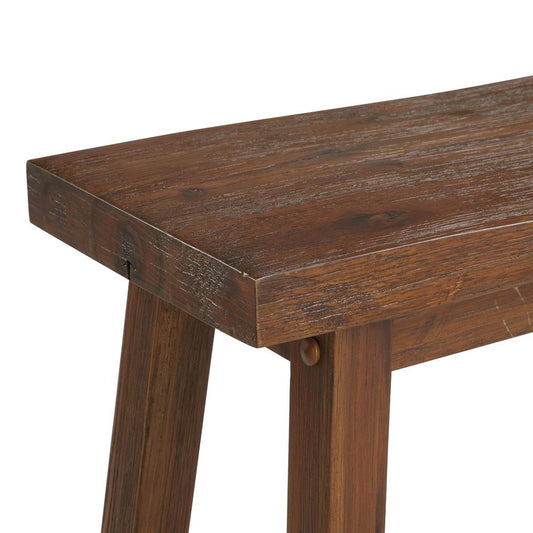 Boraam - Sonoma Dining Bench [Chestnut Wire-Brush] - 75125 veiw 2