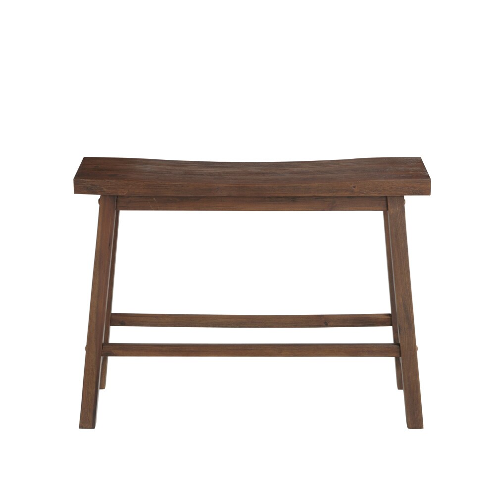 Boraam - Sonoma Dining Bench [Chestnut Wire-Brush] - 75125 veiw 3