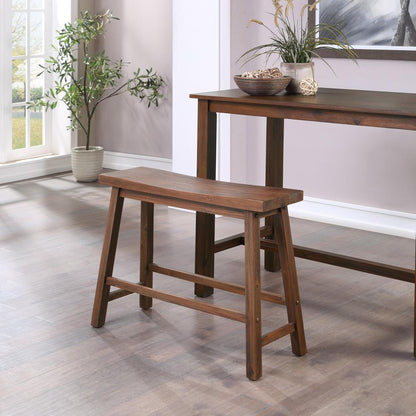 Boraam - Sonoma Dining Bench [Chestnut Wire-Brush] - 75125 veiw 5