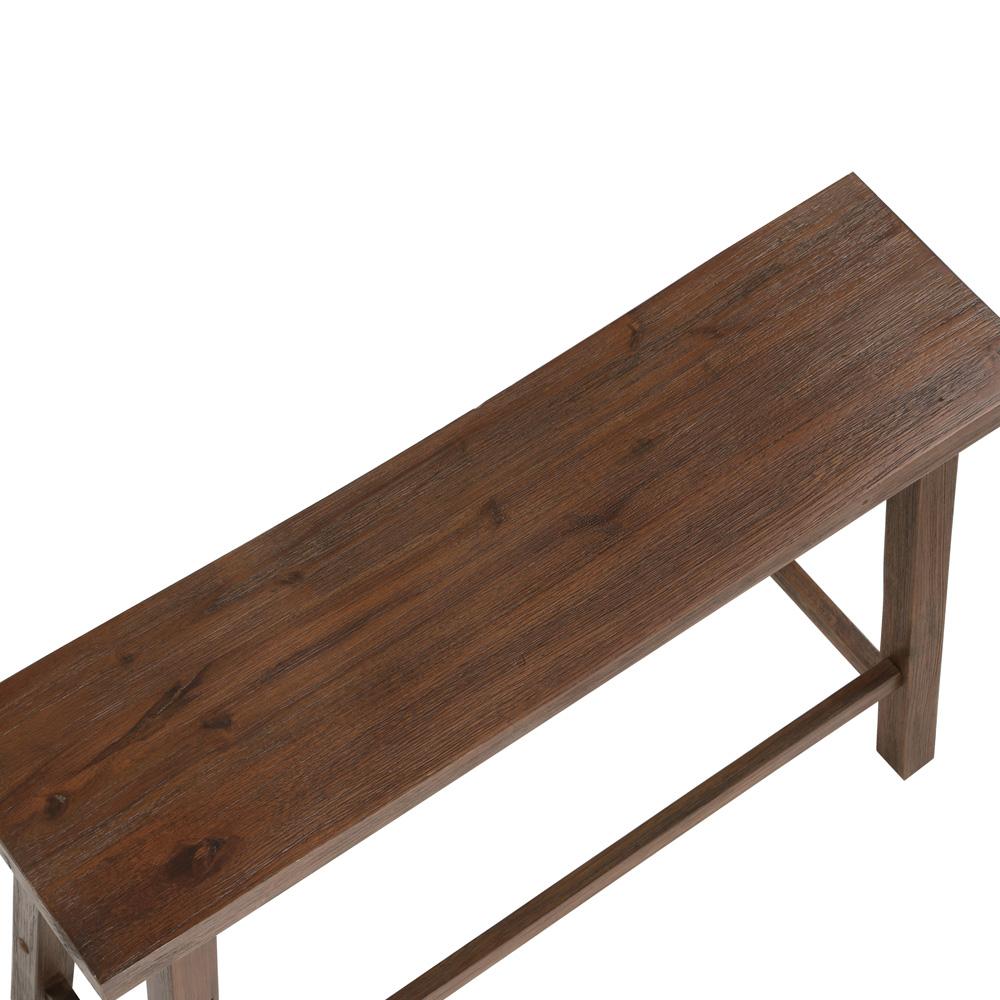 Boraam - Sonoma Dining Bench [Chestnut Wire-Brush] - 75125 veiw 7