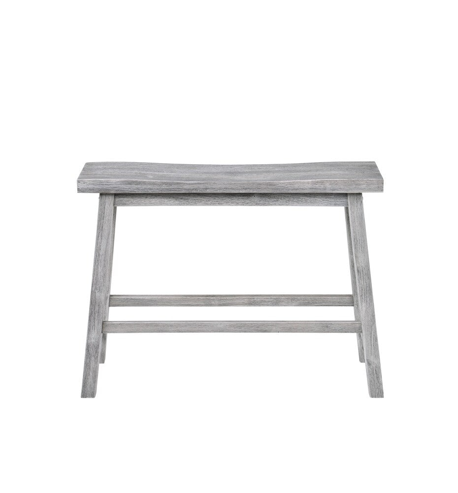 Boraam - Sonoma Dining Bench [Storm Gray Wire-Brush] - 75225 veiw 3