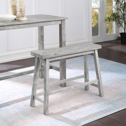 Boraam - Sonoma Dining Bench [Storm Gray Wire-Brush] - 75225 veiw 5
