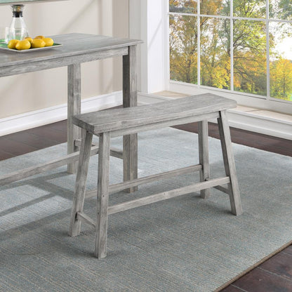 Boraam - Sonoma Dining Bench [Storm Gray Wire-Brush] - 75225 veiw 6
