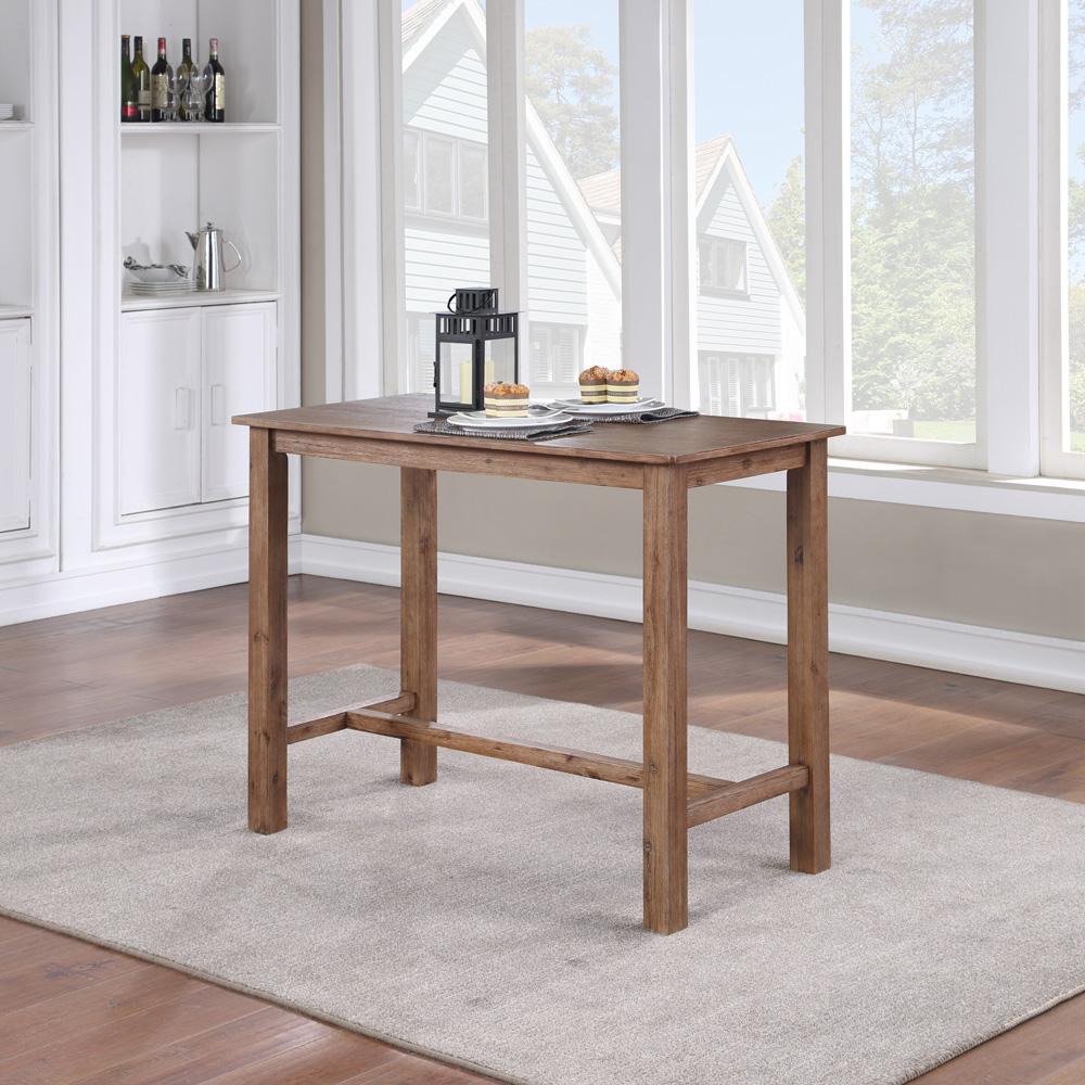 Boraam - Sonoma Pub Table [Barnwood Wire-Brush] - 75026 veiw 4