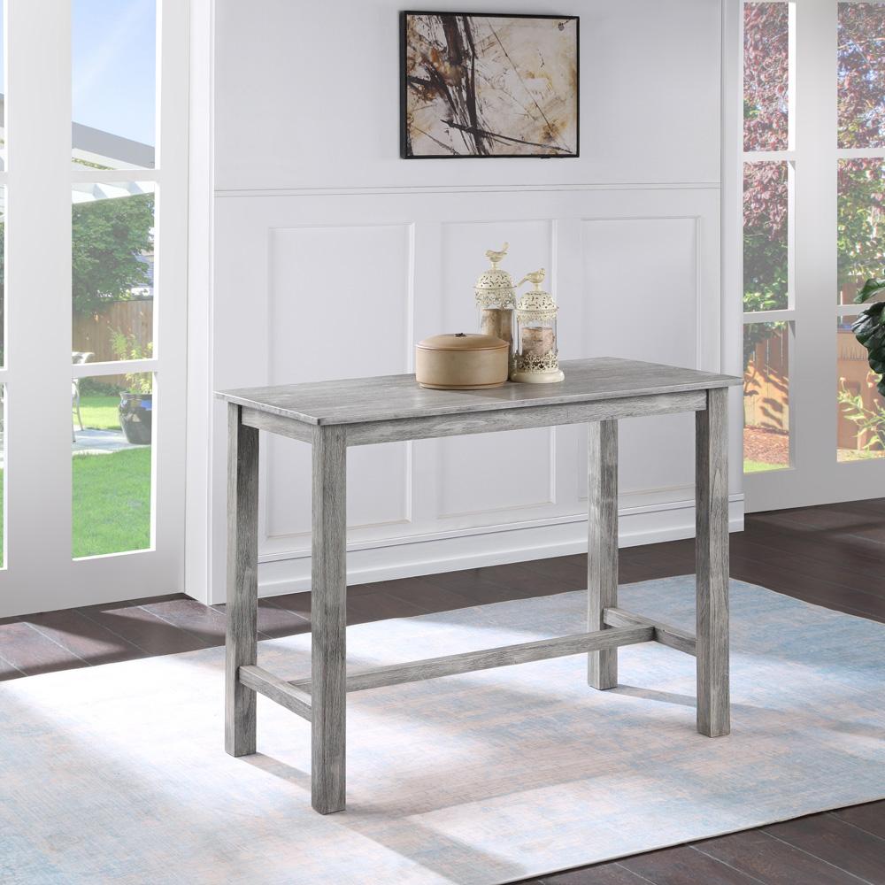 Boraam - Sonoma Pub Table [Storm Gray Wire-Brush] - 75226 veiw 4