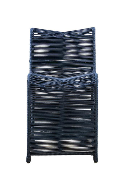 Boraam - Lorenzo Blue Rope Counter Stool - Set of 2 - 77724 veiw 3