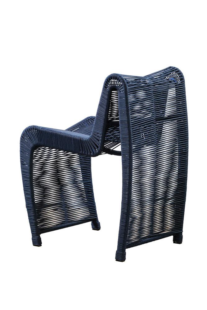 Boraam - Lorenzo Blue Rope Counter Stool - Set of 2 - 77724 veiw 6