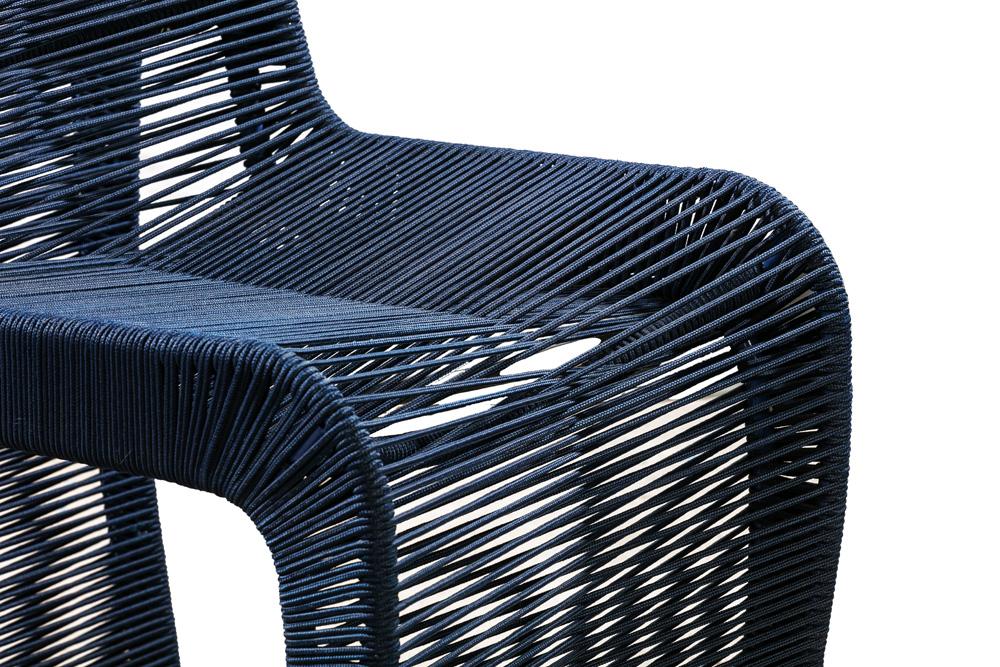 Boraam - Lorenzo Blue Rope Counter Stool - Set of 2 - 77724 veiw 8