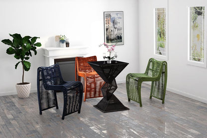 Boraam - Lorenzo Blue Rope Counter Stool - Set of 2 - 77724 veiw 9