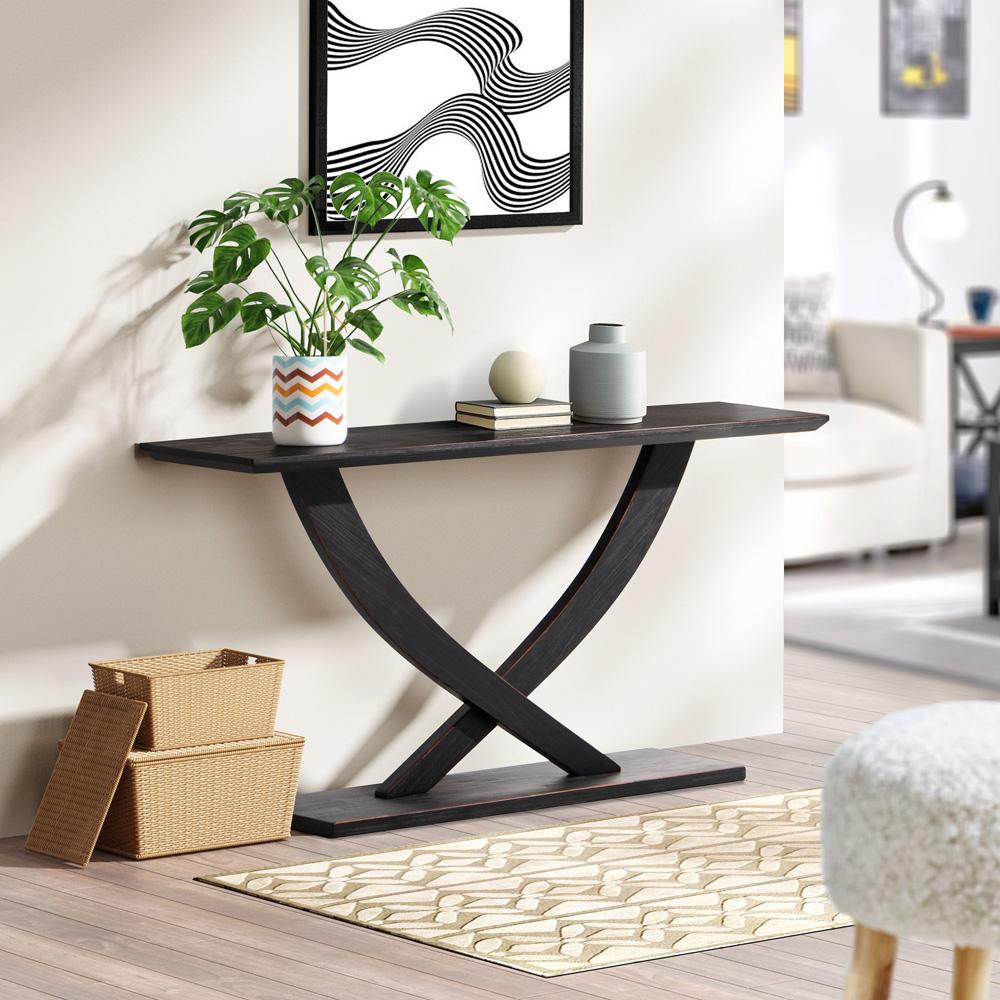 Boraam - Rasmus Console Table - Black Charcoal - 77326 veiw 7