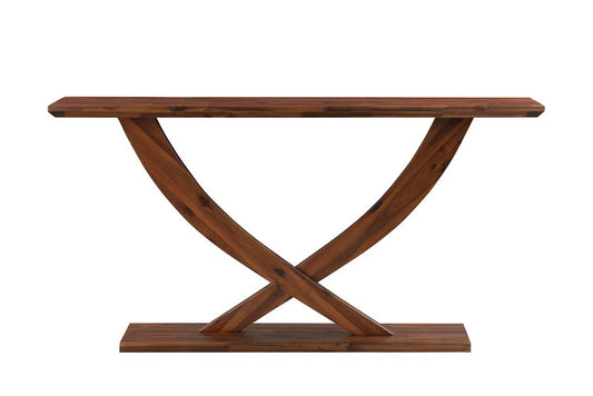 Boraam - Rasmus Console Table - Chestnut Wire-Brush - 77322 veiw 2