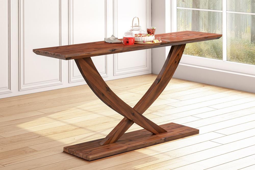 Boraam - Rasmus Console Table - Chestnut Wire-Brush - 77322 veiw 6