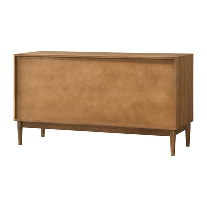 Armen Living - Artemio 6 Drawer Wood Dresser in Walnut Finish - LCARDRWAL veiw 4