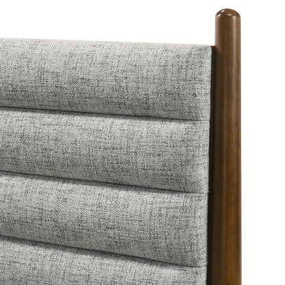 Armen Living - Artemio King Platform Wood Bed Frame in Walnut Finish - LCARBDKGWAL veiw 5