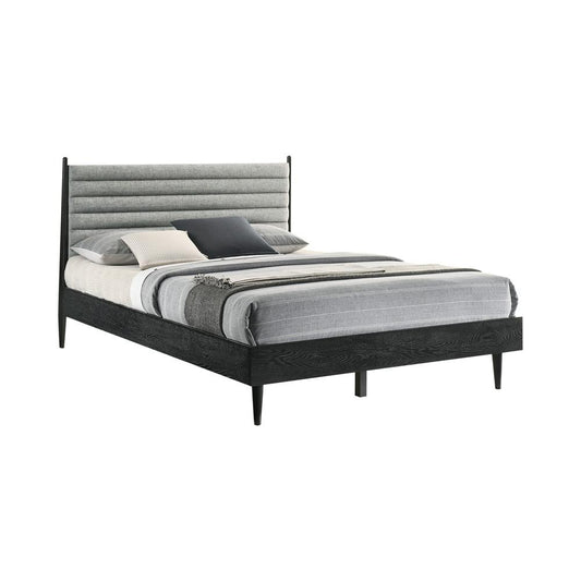 Armen Living - Artemio Queen Platform Wood Bed Frame in Black Finish - LCARBDQNBLK veiw 1
