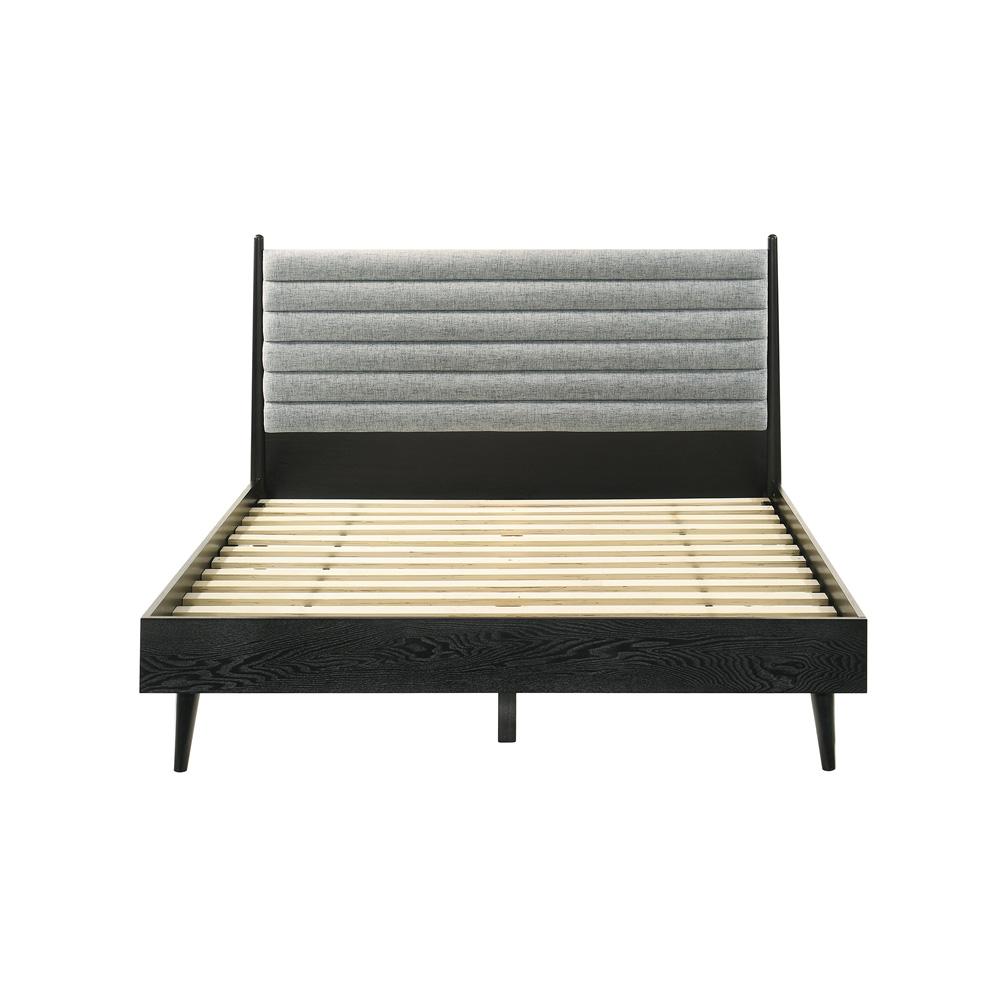 Armen Living - Artemio Queen Platform Wood Bed Frame in Black Finish - LCARBDQNBLK veiw 3