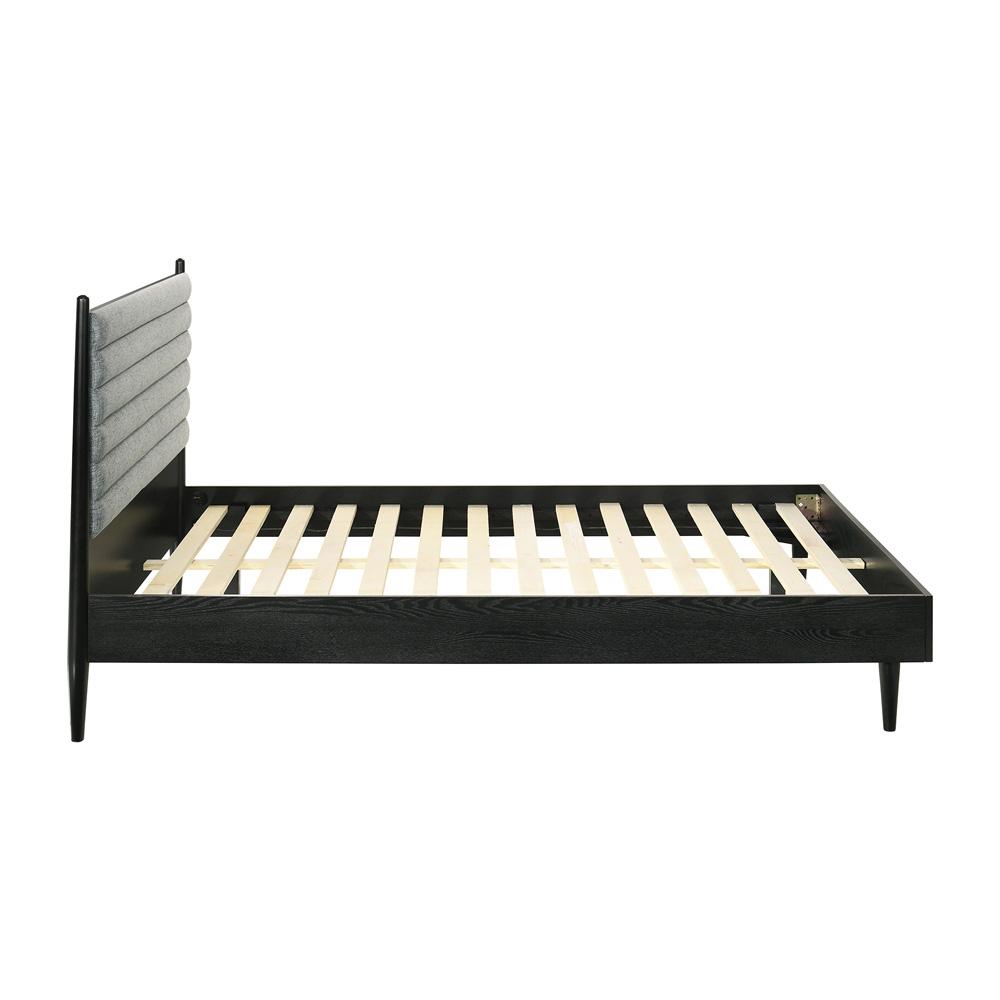 Armen Living - Artemio Queen Platform Wood Bed Frame in Black Finish - LCARBDQNBLK veiw 4